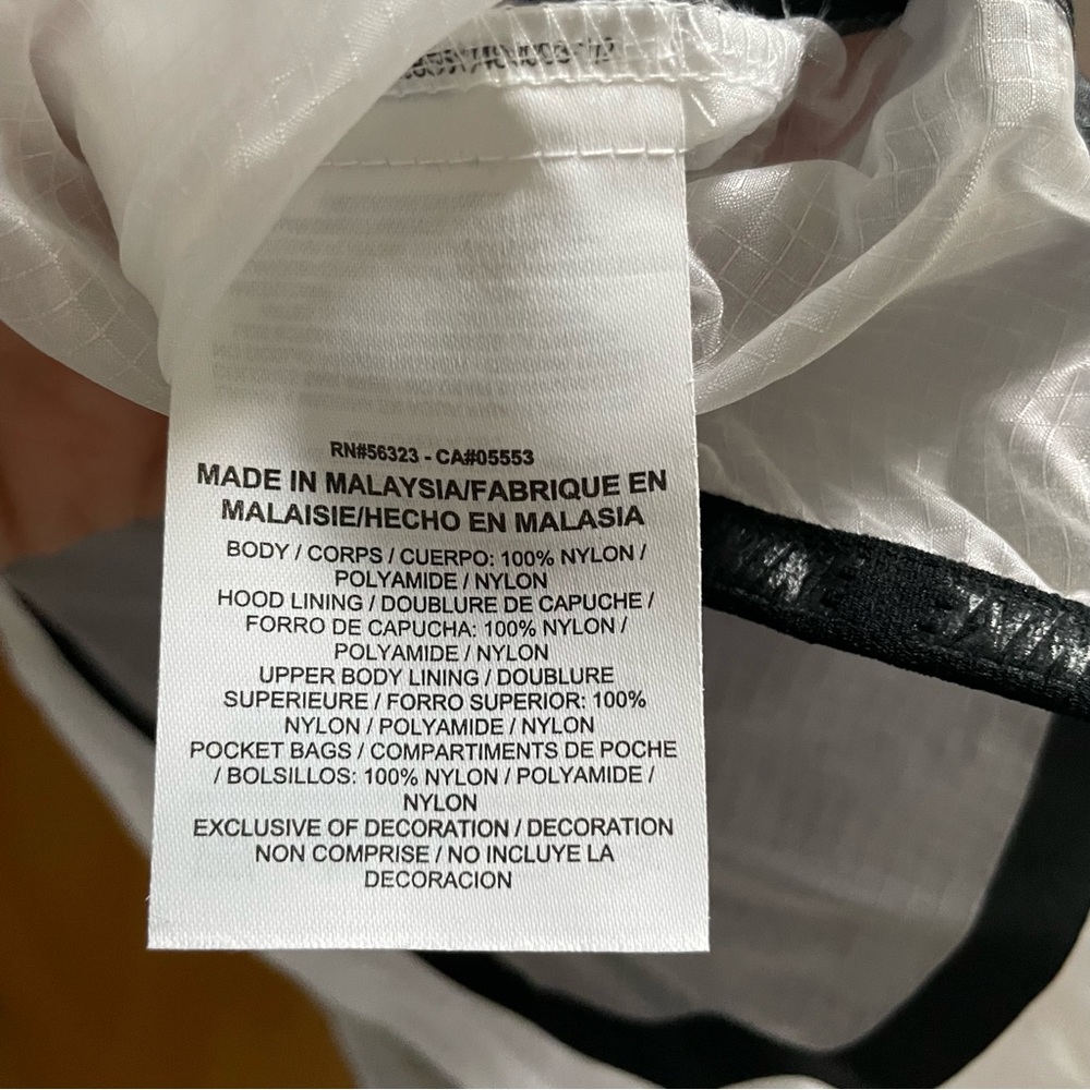 EUC Nike Transparent Nylon Windrunner Large - Picture 6 of 7